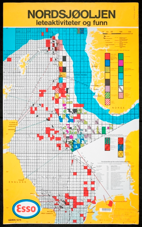 North Sea map